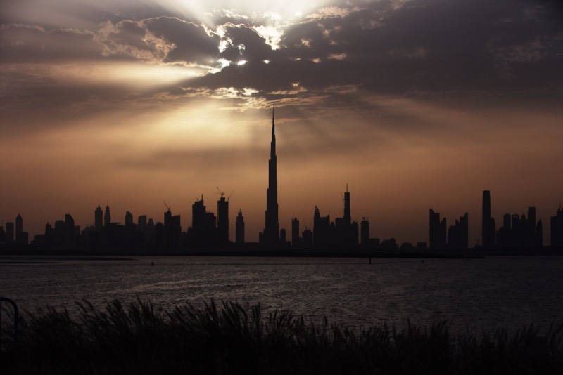 Famous landmark in UAE (Dubai)
