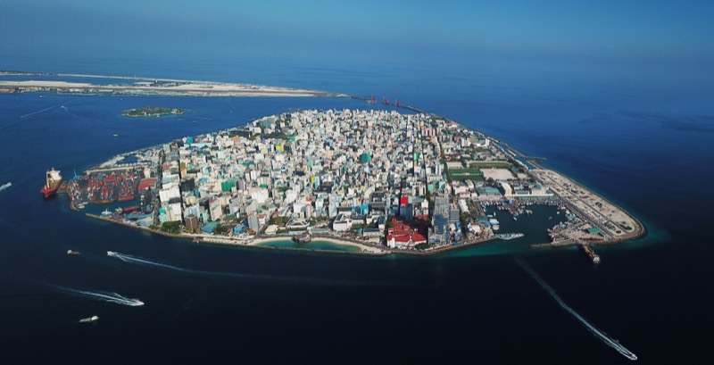 Famous landmark in Maldives