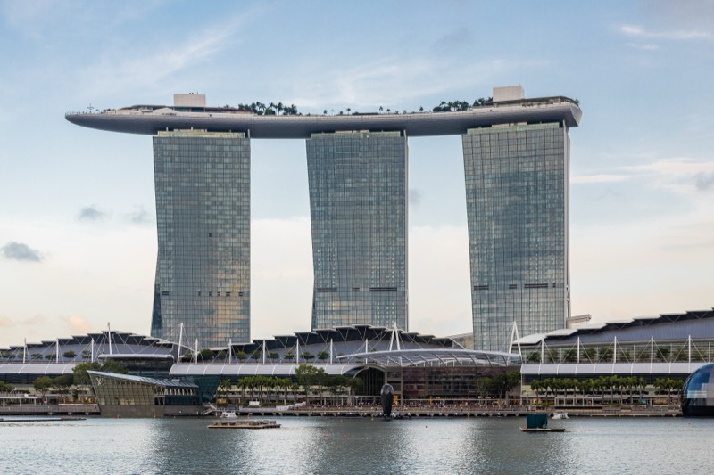Famous landmark in Singapore